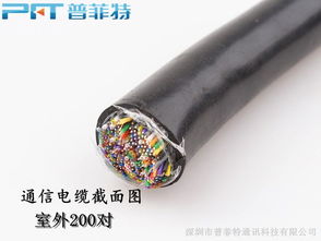 PFT通信电缆厂家直供 室内三类100对2*0.5电话缆批发电线详解